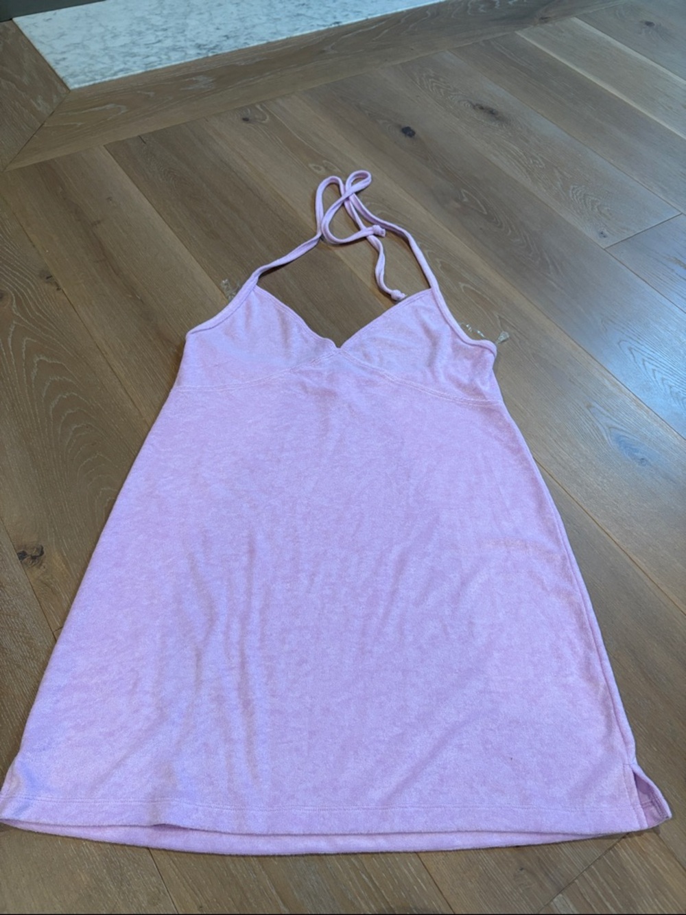 Xhilaration Size M Light Purple Halter Mini Dress.